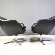 Fauteuils club du milieu du siècle, années 1960