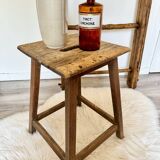 Old wooden painter's stool