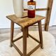 Old wooden painter's stool