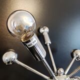 Lampe spoutnik chromée vintage