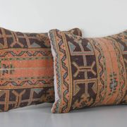 Set of 2 vintage Turkish cushion covers 46x61 cm