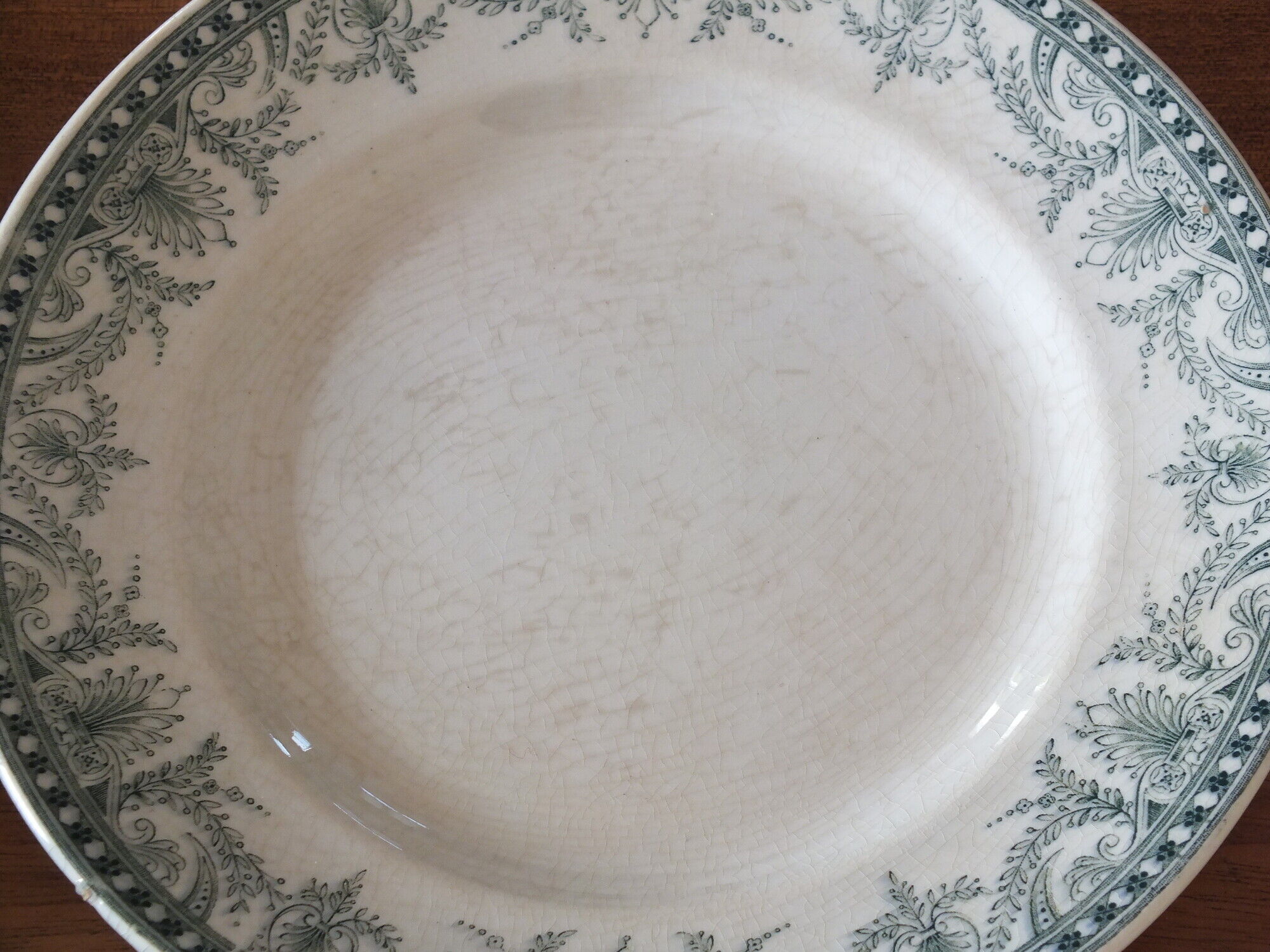 6 Flat plates in Iron Earth Moulin des Loups model Wilbur Lot 3