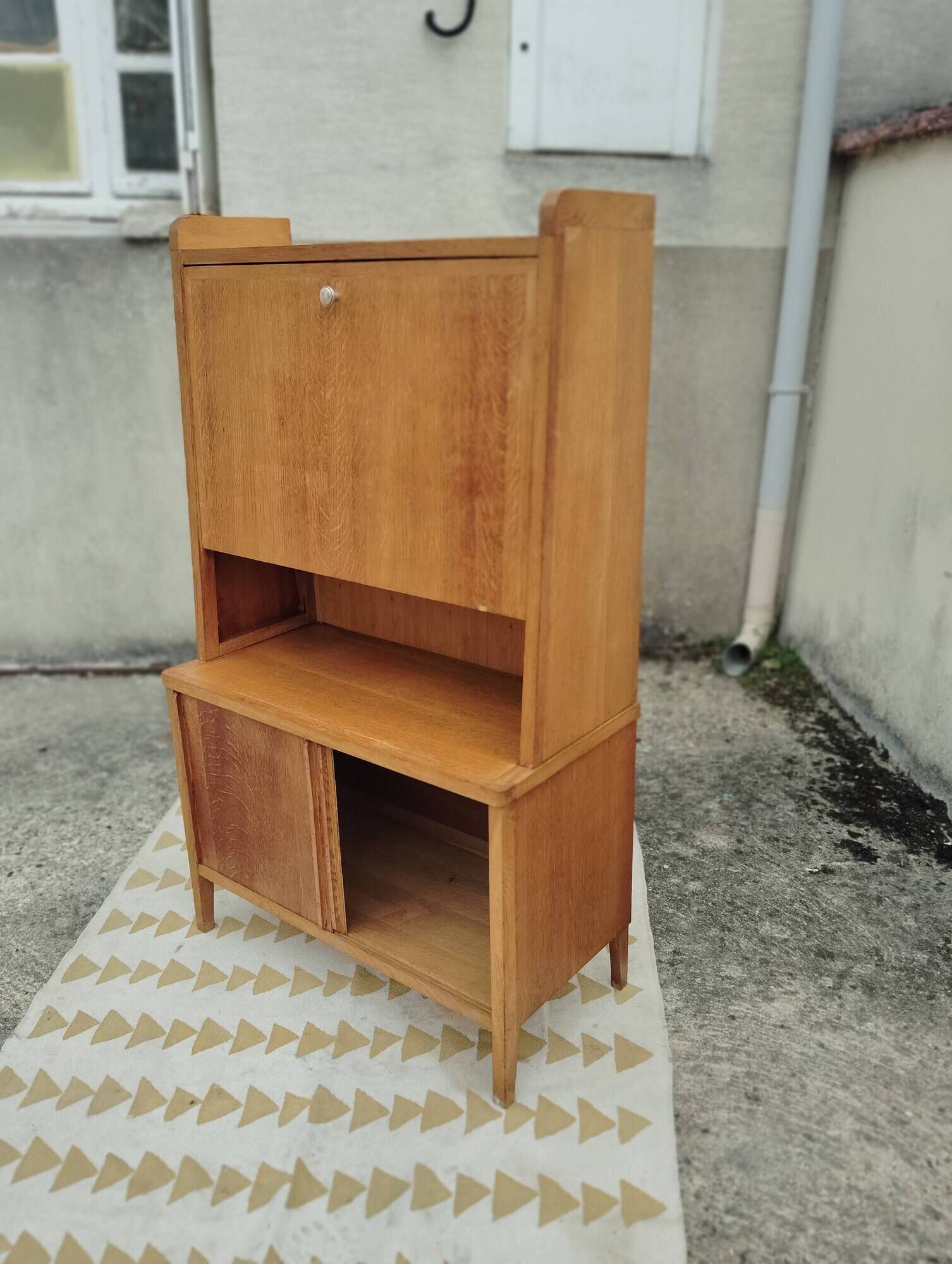 Petit meuble secrétaire vintage léger