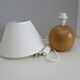 Lampe de table pied boule en bois