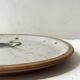 Large ceramic plate Pottery of La Colombe, France 1970