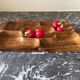 Wooden compartmentalized dish