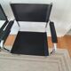 Set of 4 chrome tubular chairs
