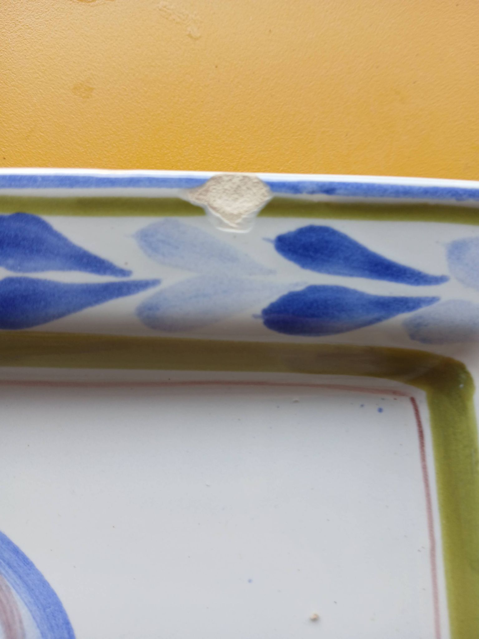 Henriot Quimper vintage numbered asparagus dishes