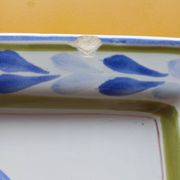 Henriot Quimper vintage numbered asparagus dishes