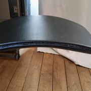 Fauteuil et chaise de bureau année 60 skaï