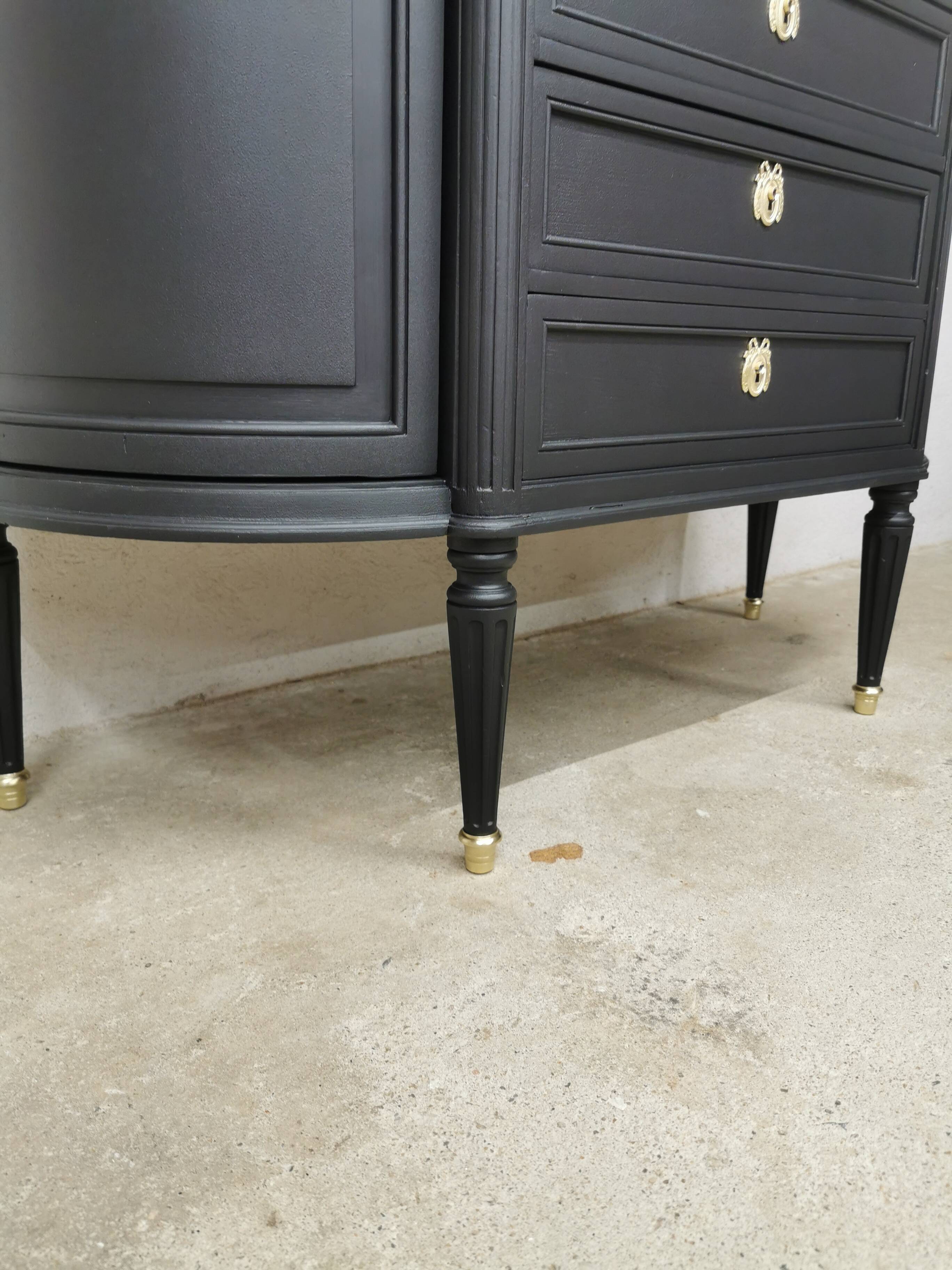 Revamped vintage display cabinet