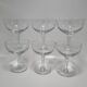 Set of 6 champagne glasses