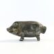 Figurative salt shaker, silver-plated brass, Germany, 19th century