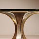 Brutalist Bronze & Glass Coffee Table | Germany 1970s