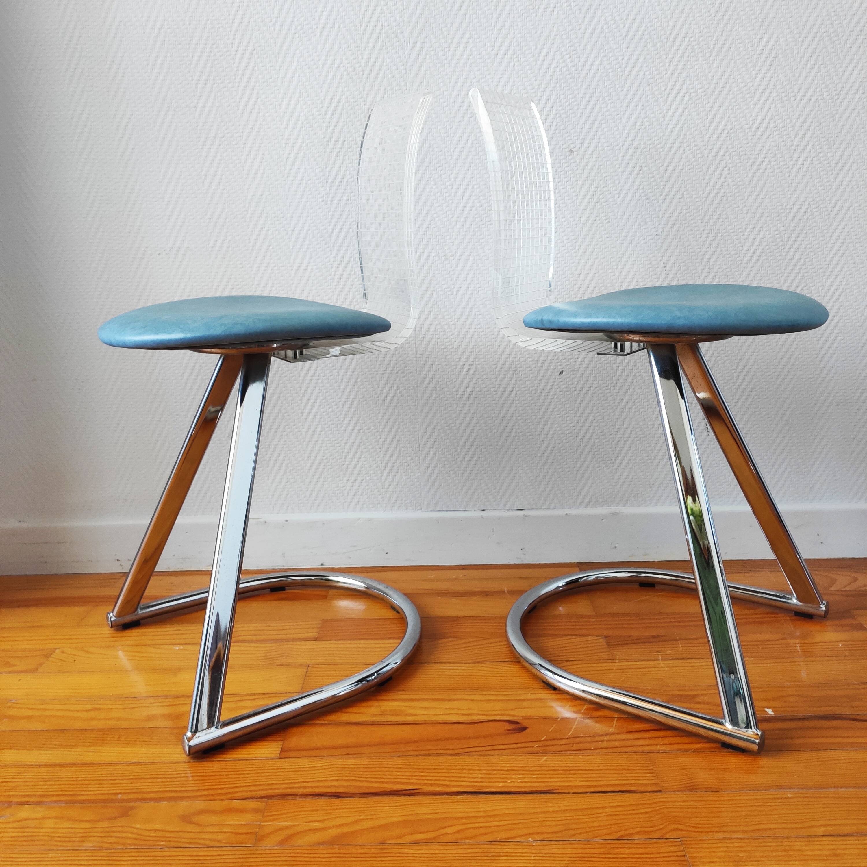 4 vintage French chairs Mirima