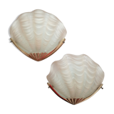 Pairs of wall light seashells