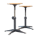 Friso Kramer two cirkel Ahrend swivel stools, 1960s