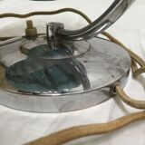 Opaline lamp blue marble art deco