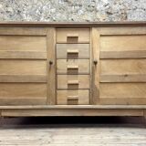 Buffet Very René Gabriel - Raw Oak - Reconstruction Furniture - Year