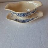 Saucière modèle Aramis de Longchamp. Terre de fer bleu