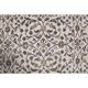 Vintage Turkish Oushak Handmade Wool Cotton White Area Rug 119x202
