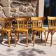 4 vintage Baumann bistro chairs