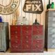 Workshop trade furniture patina red patina