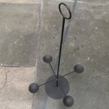 Vintage Brutalist Metal Candle Holder
