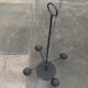 Vintage Brutalist Metal Candle Holder