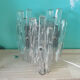 Brutalist style lucite wall light by Kalmar