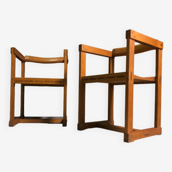Paire de fauteuils par Edwin Helseth pour Trybo Norvège années 1960