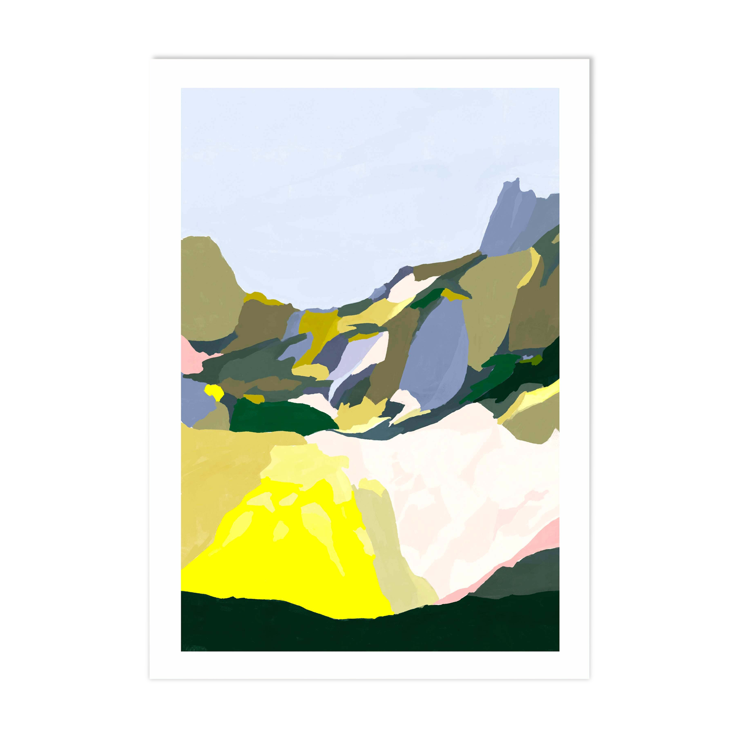 Art print A3, Les Goudes