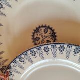 Digoin & Sarreguemines dessert plate model Algiers