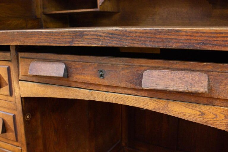 Bureau américain à rideau, vers 1940