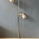 Vintage silver Dijkstra Space Age floor lamp