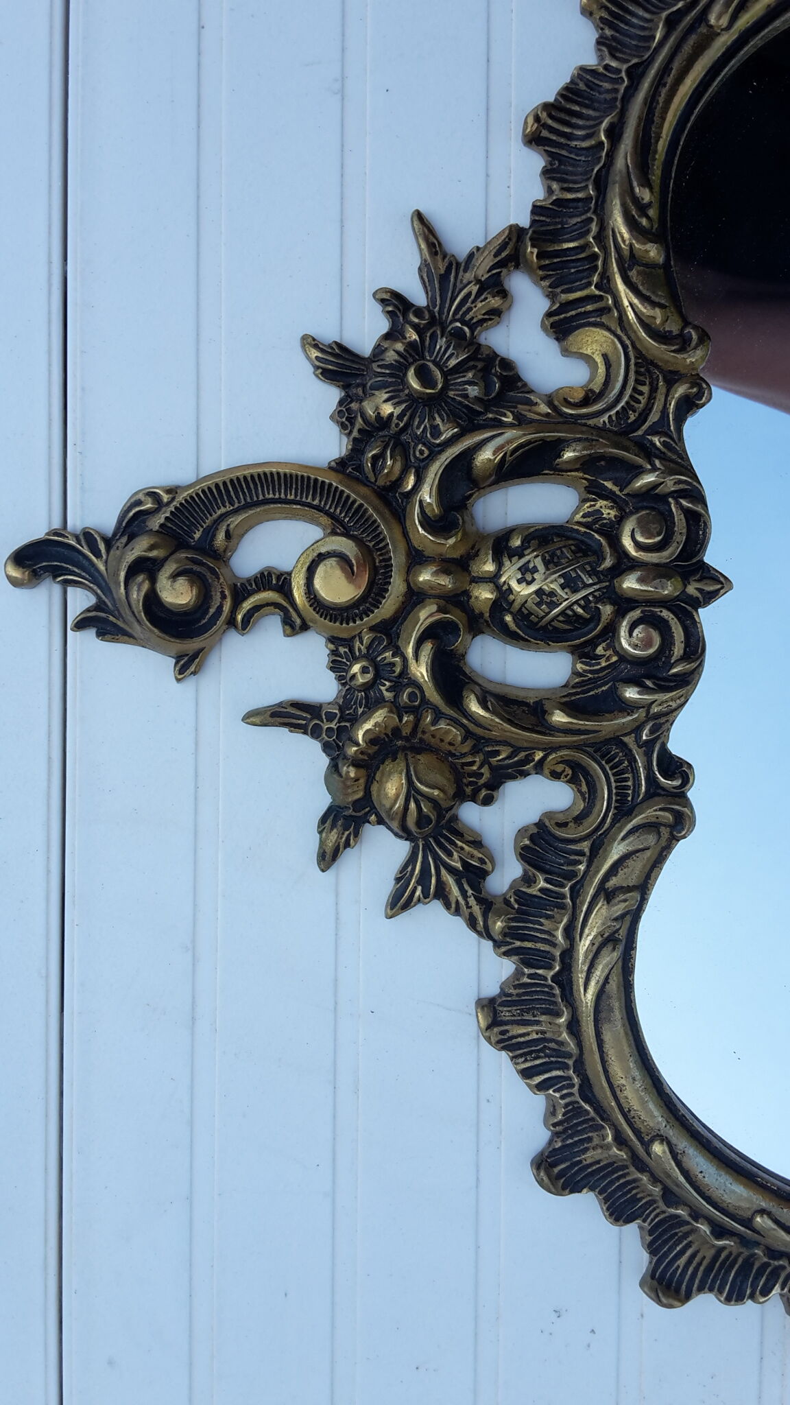 Mirror bronze XX th 23,5x52cm