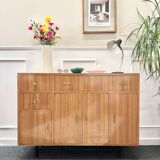 Wood effect formica sideboard