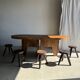 Immense solid teak table 2.10m x 1m