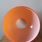 Abat-jour globe opaline orange