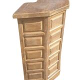 Counter, solid wood bar cabinet