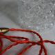Moulded glass globe walk-in lamp