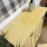 Yellow patinated parisian buffet
