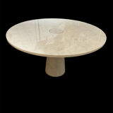 Eros Table in White Marble by Angelo Mangiarotti for Skipper, 1990s