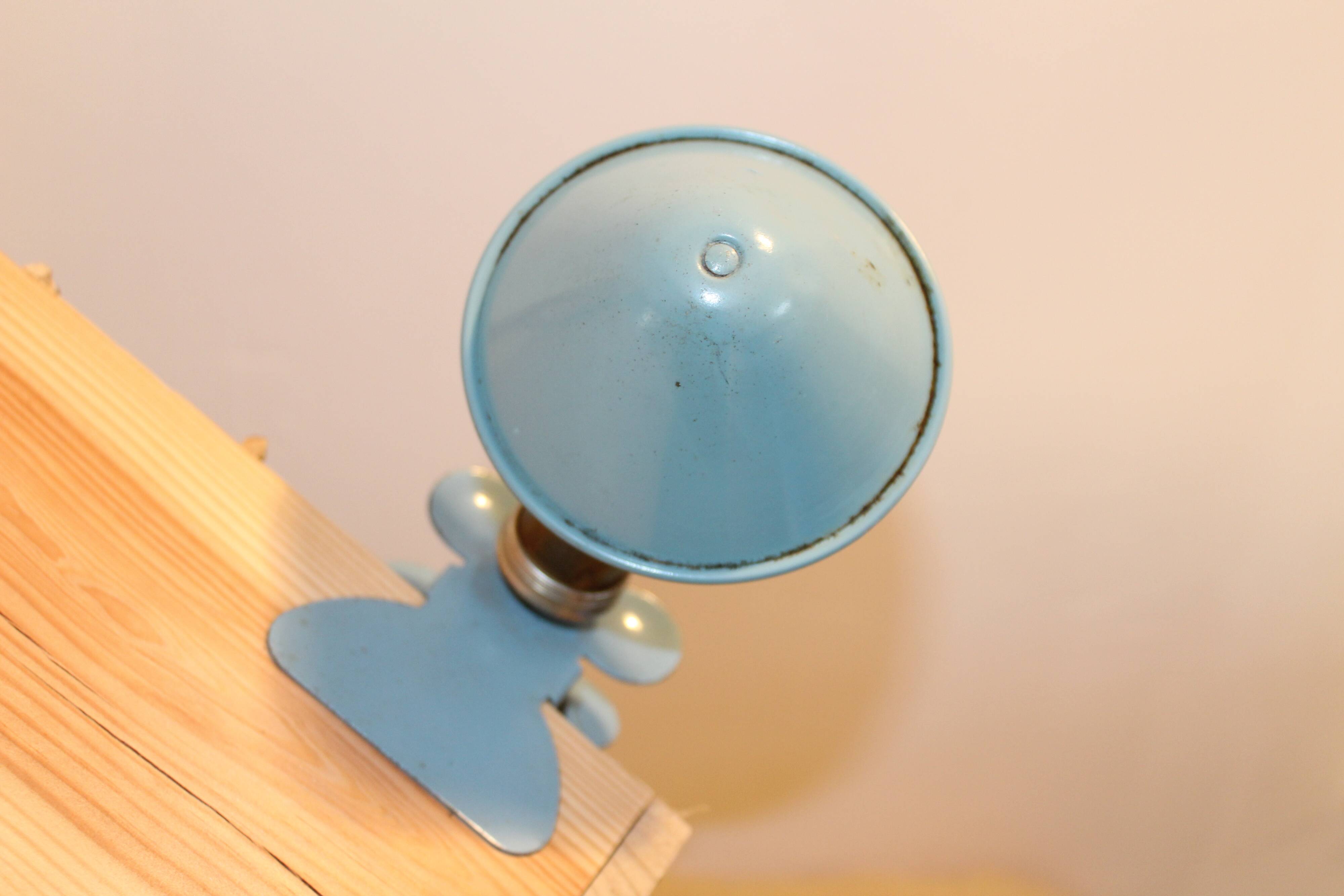 Vintage Mushroom Clip Lamp