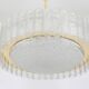 1 of 2 Stunning Murano Glass Tubes Ceiling Light by Doria, Germany, 1960s