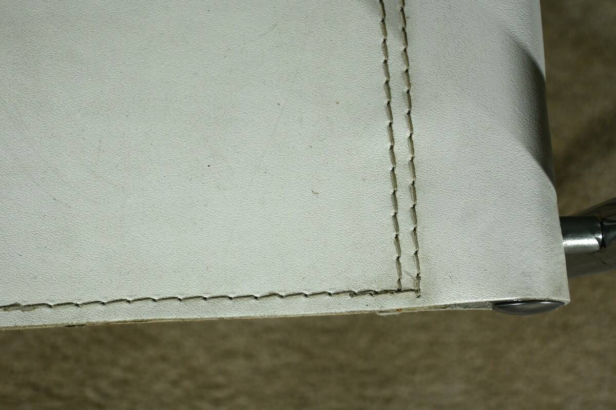 S33 armchairs in leather, attributed to M. Stam for Fasem, Italy – 1970