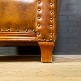 Art Deco club armchair made of Dutch Sheepskin from the 1930s.