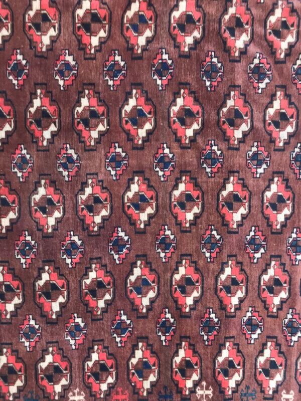 Carpet former Turkmen Afghan done hand 153 X 205 CM