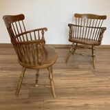Pair of Windsor armchairs