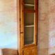 Antique solid wood display cabinet – narrow cabinet